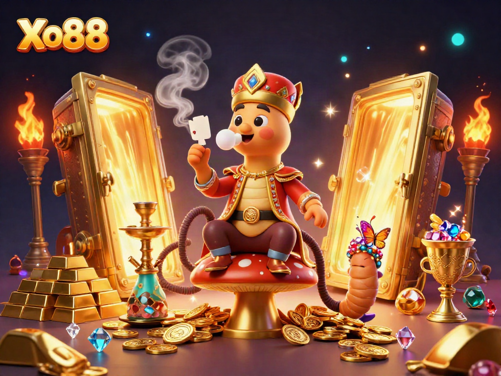 Experience thrilling games at Xo88 with dazzling treasures and vibrant casino elements.
