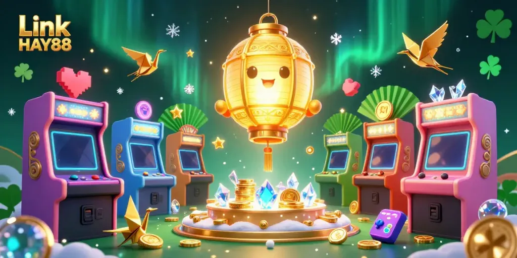 Win at Link HAY88's captivating casino with golden lantern spirit and arcade excitement.