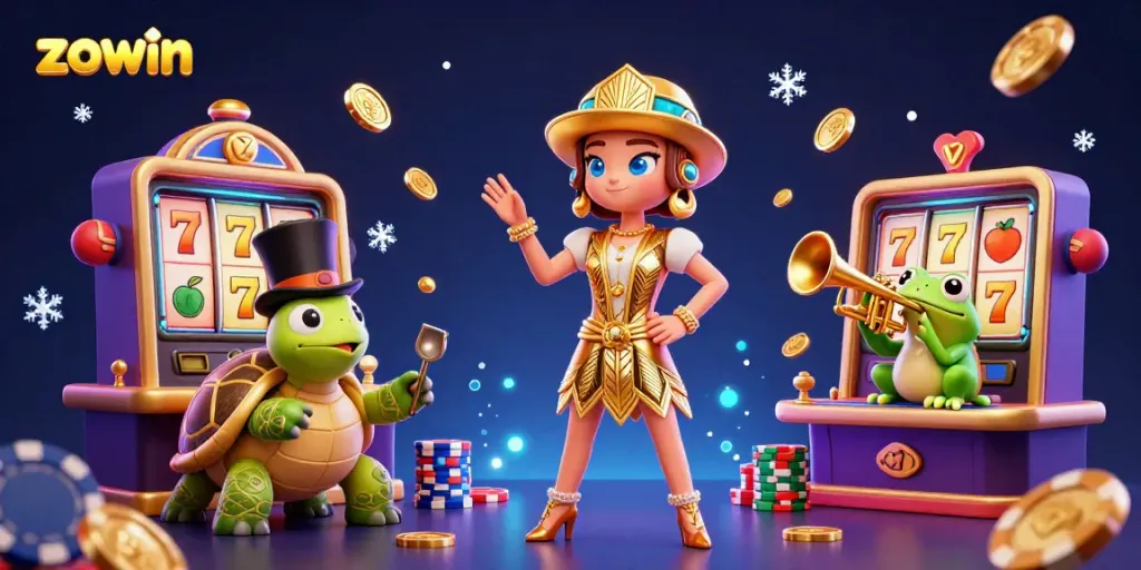 Experience thrilling jackpots and excitement at ZOWIN Casino with dynamic gaming and vibrant visuals.